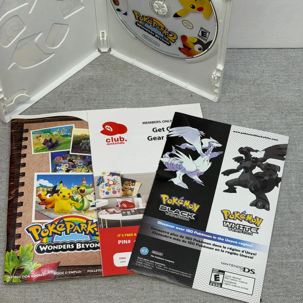 PokePark 2 Wonders Beyond Nintendo Wii CIB Complete With Manual Pikachu 2012